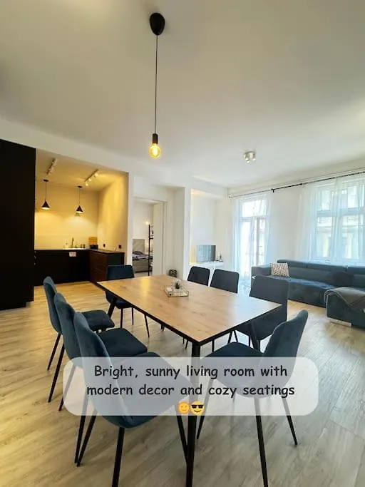 Newly New York Designed 3 Bedroom Apartment Budapest